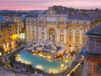 Рим весна, любовь и фонтан Треви