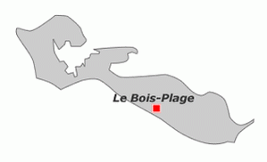 Местоположение коммуны на острове Ре
