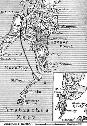 Карта города. 1888 год