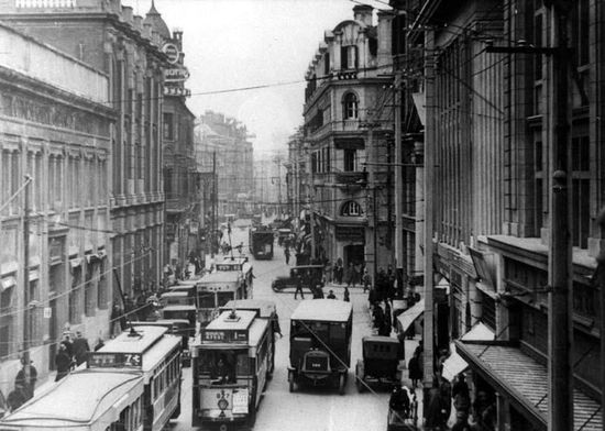 Улица Цзюцзян Лу, Шанхай, 1920-е гг.