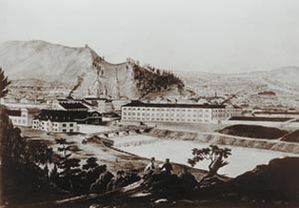 Златоустовская фабрика. Гравюра 1850 года.
