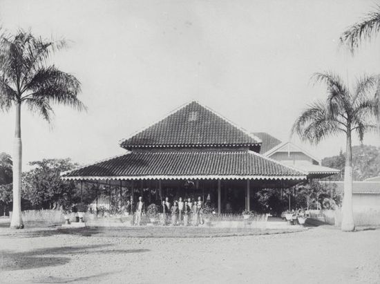 Резиденция регента Чианджура в 1900-е годы