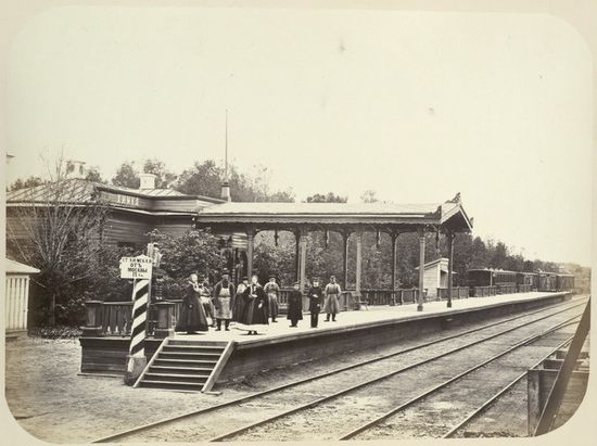 Станция 4 класса Химка в 1860-е годы