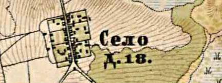 План деревни Село. 1885 г.
