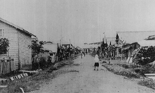посёлок Томари до 1945 года.