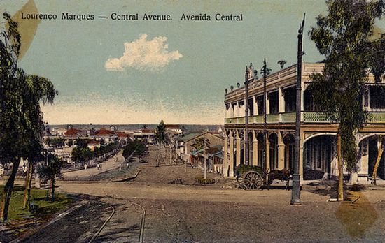 Вид города Лоуренсу-Маркеш, ок. 1905