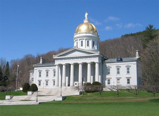 Здание легислатуры штата Вермонт