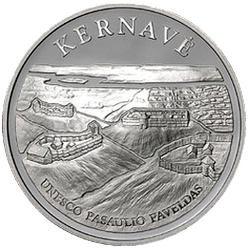 Юбилейная монета 50 литов, посвящённая Кернаве
