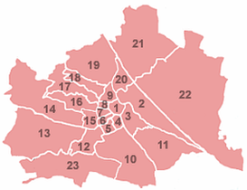 Административное деление Вены