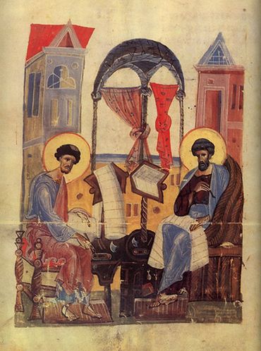 Спасское Евангелие, вероятно, было создано в Ярославском Спасском монастыре ещё до монгольского нашествия