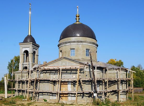 Церковь Параскевы Пятницы Великомученицы в Байково (1798-1810 гг.). Сооружена на средства Грушецких