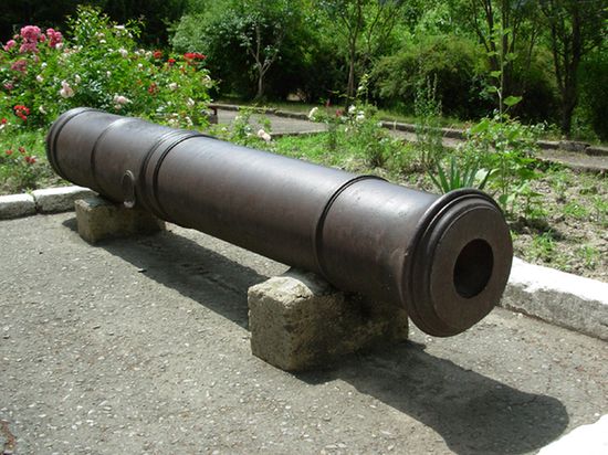 Русская пушка 1812 г., Шеки, Азербайджан