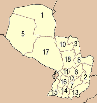 Административное деление Парагвая