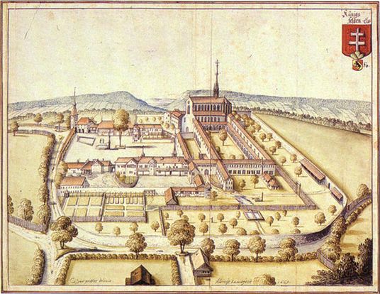 Монастырь в 1669 году