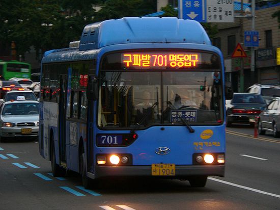 Сеульский автобус