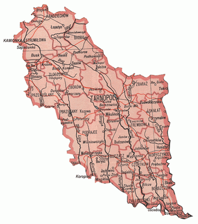 Расположение на карте 1939 г.