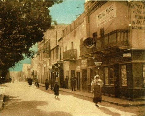 Улицы Бискры (около 1910 года).