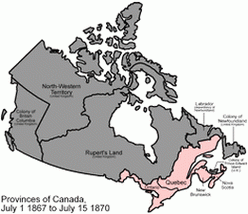 Развитие карты Канады
