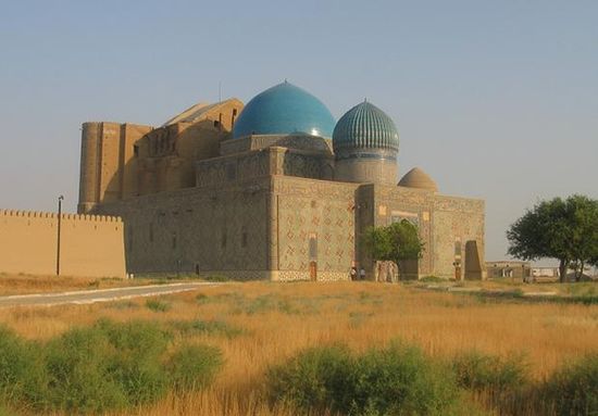 Мавзолей Ходжи Ахмеда Яссави в городе Туркестан