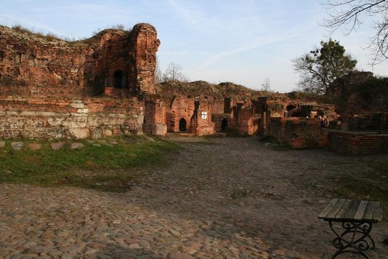 Руины Тевтонского замка в Торуне
