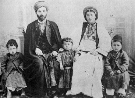Христианская семья в Рамалле (1905)