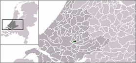 Расположение общины Кримпен-ан-ден-Эйссел на карте Нидерландов