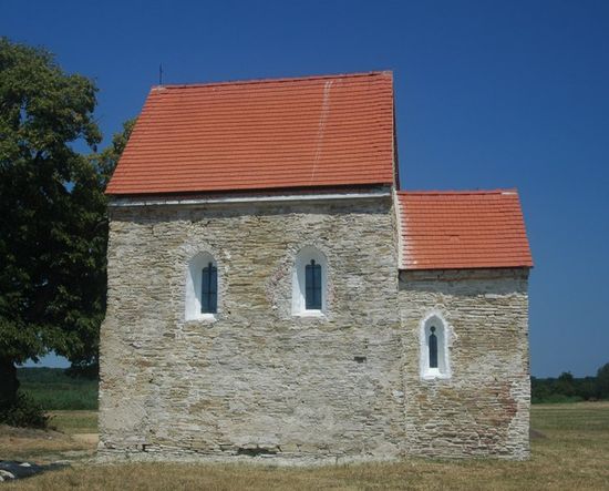 Костёл св. Маргариты IX века, единственный сохранившийся памятник Великой Моравии