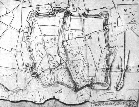 План крепости, 1746 год