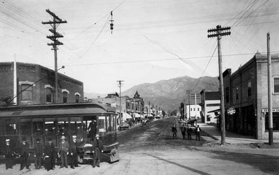 Железнодорожная линия Pacific Electric в 1903 году