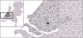 Расположение общины Барендрехт на карте Нидерландов
