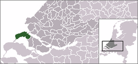 Расположение общины Гудереде на карте Нидерландов