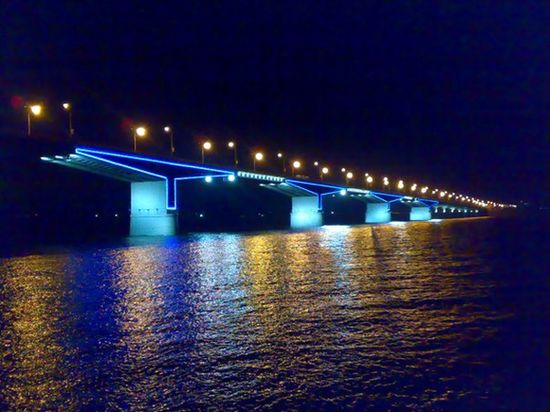 Автомобильный мост через Каму в Перми