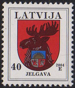 Почтовая марка 2004 года — герб города
