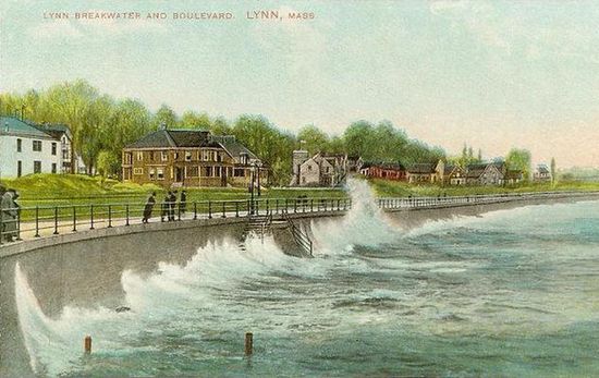 Набережная Линна (с почтовой карточки 1908 года)