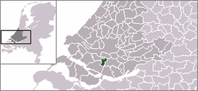 Расположение общины Ауд-Бейерланд на карте Нидерландов