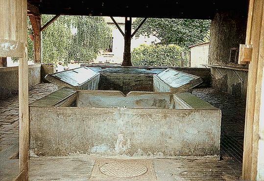 Лаваур (коммунальная постройка для стирка белья с естественным источником воды) в Виньёле.
