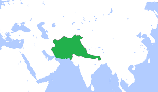 Карта династии Гуридов