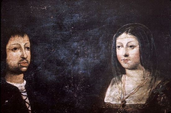 Свадебный портрет Фердинанда Арагонского и Изабеллы Кастильской