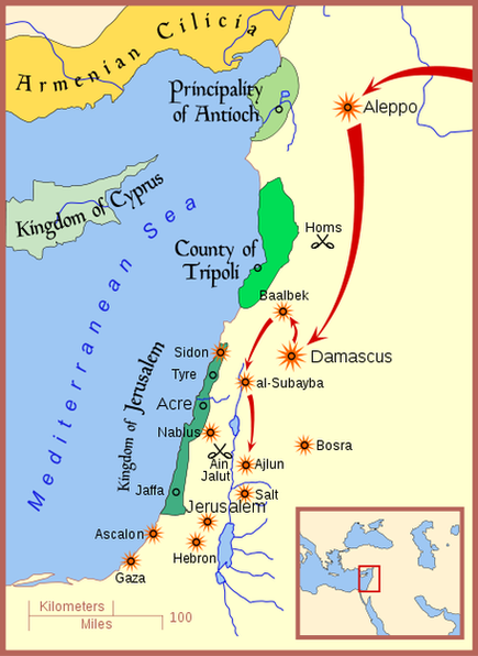 Первое монгольское вторжение (1260) в Палестину