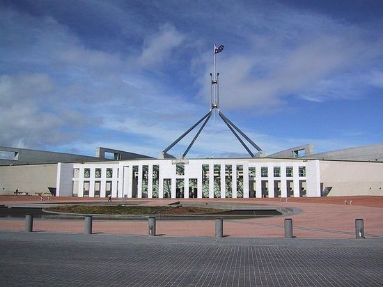 Новое здание австралийского парламента в Канберре