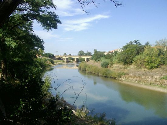 Река Од около Курсана