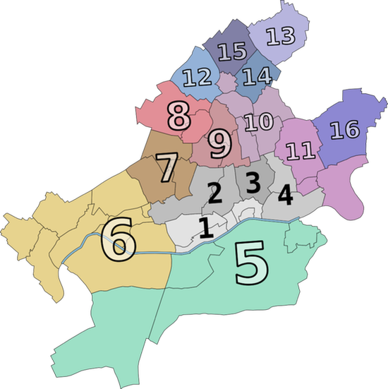Административные округа Франкфурта