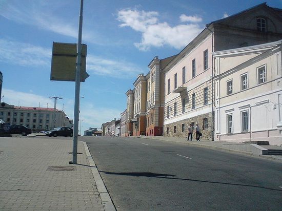 Улица Интернациональная в Центре Минска.