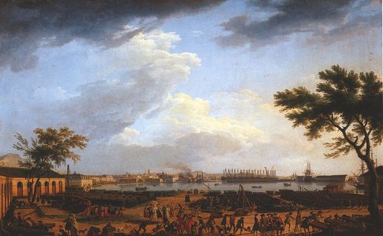 «Вид Тулона в 1755 году» кисти Жозефа Верне