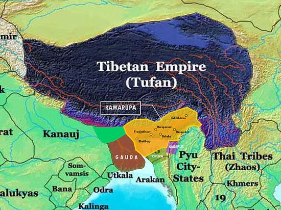 Царство Камарупа в VII-VIII веке