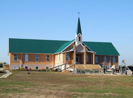 Строительство церкви Евангельских Христиан-Баптистов