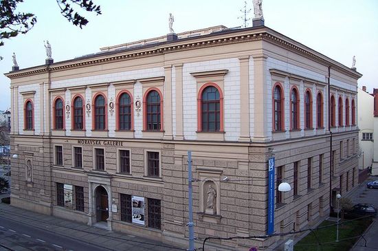 Здание художественно-промышленного музея, относящееся к Моравской галерее