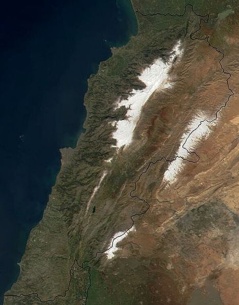 Ливан из космоса
