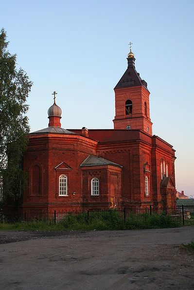 Церковь Александра Невского в Окуловке