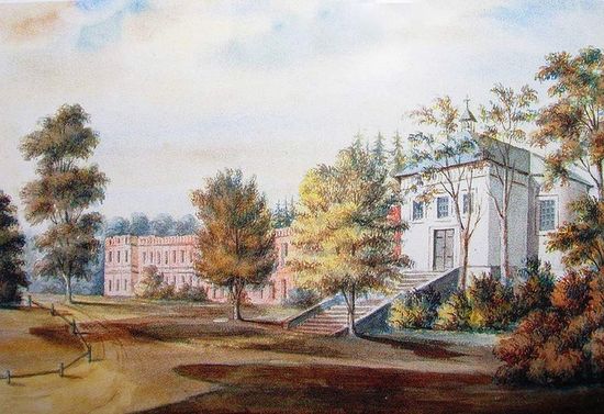 Дворец Мануцци. Рисунок Наполеона Орды.